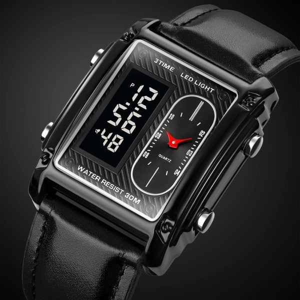 Digital Analog Mens Wrist Watch