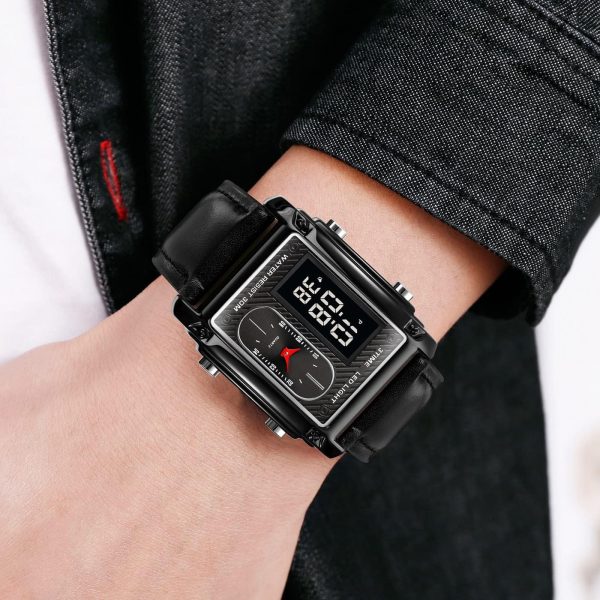 Digital Analog Mens Wrist Watch