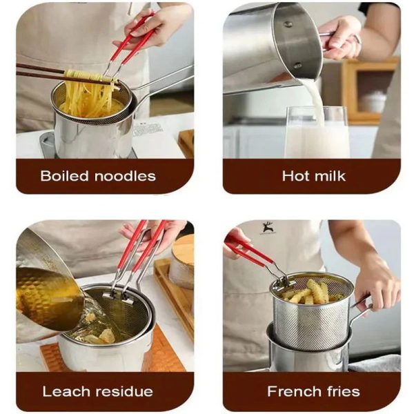 Stainless Steel Deep Fryer Pot
