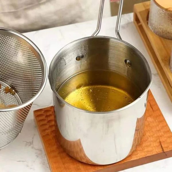 Stainless Steel Deep Fryer Pot
