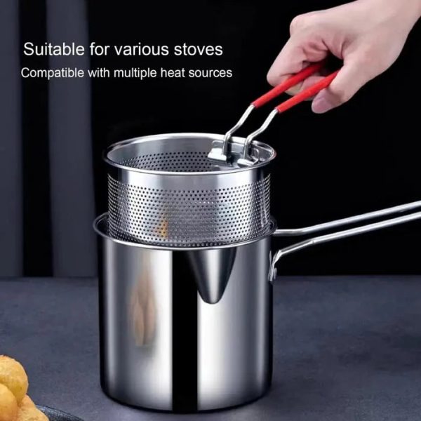 Stainless Steel Deep Fryer Pot